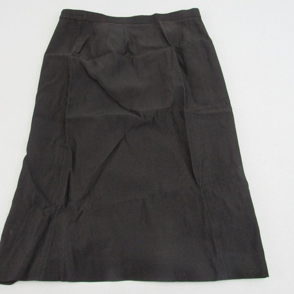 Vintage Le Suit Women SZ 10 Brown 3Piece Suit Jacket Pants Skirt Set PLEASE READ - Picture 4 of 11